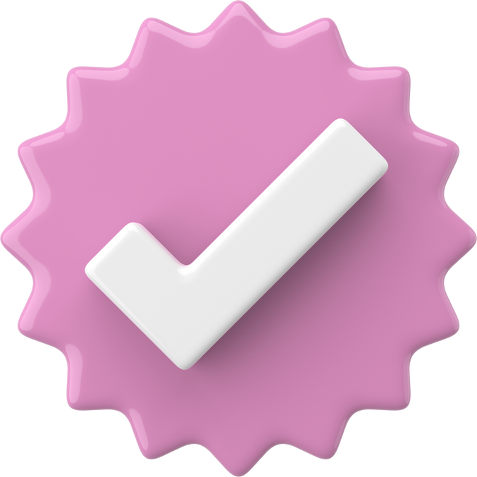 3D check box icon. 3D check list.